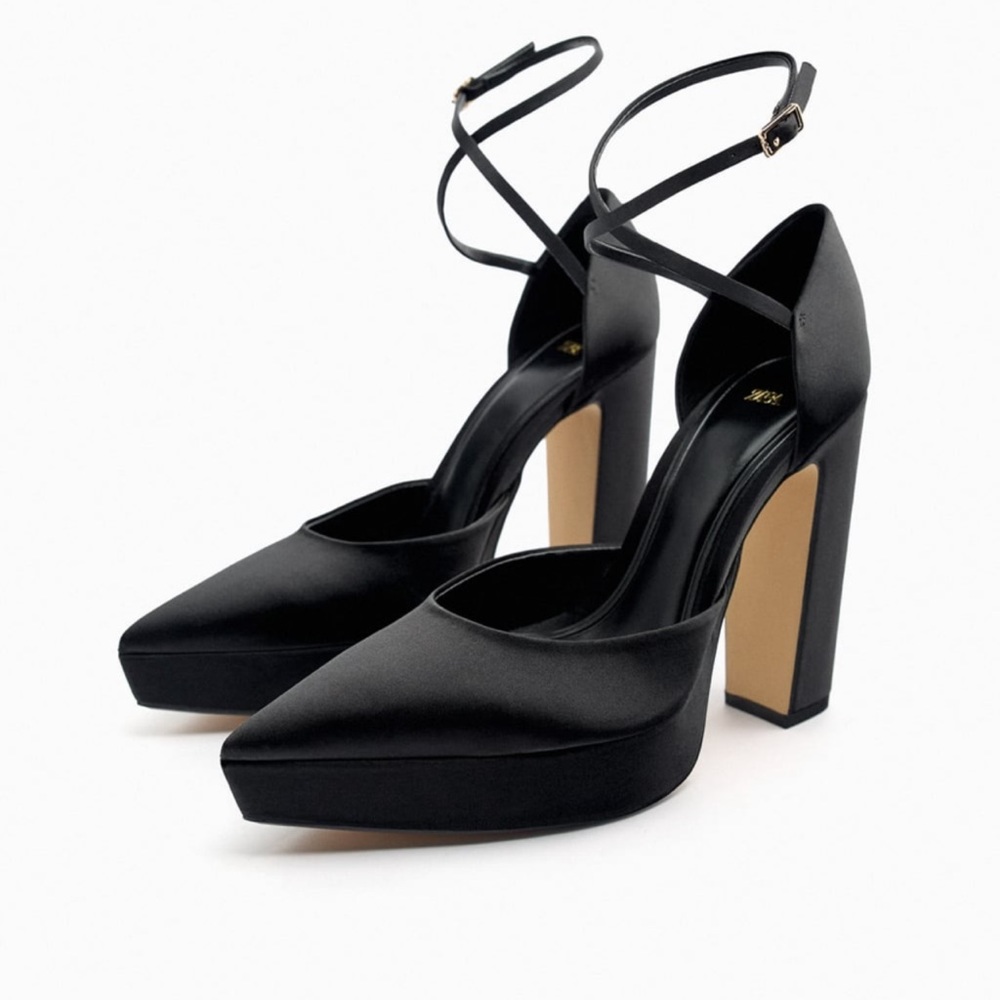 Zara Heeled Platform Shoes